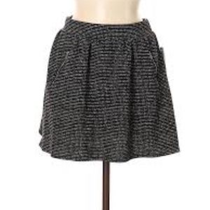Black Joe B Skirt with Zippers